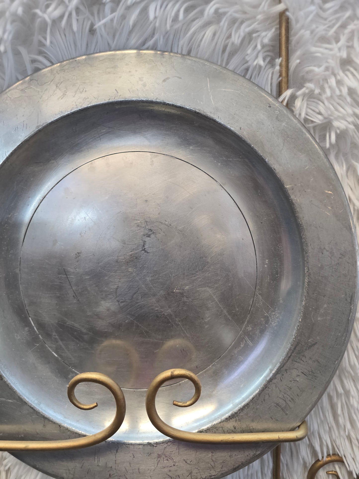 Kirk Stieff Pewter Colonial Williamsburg plate image 2