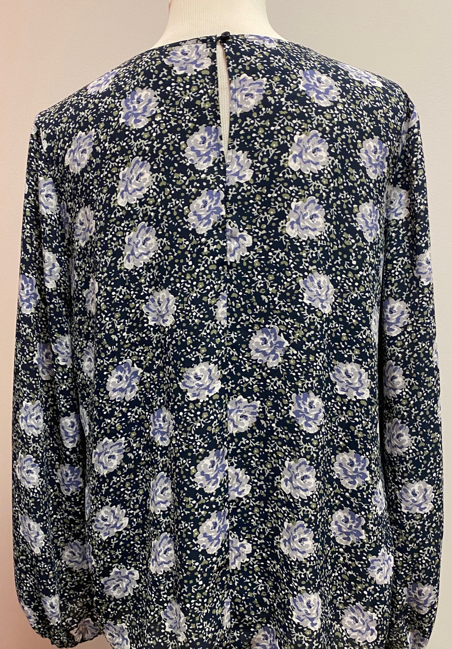 Loft Floral Print Blouse (M) image 6