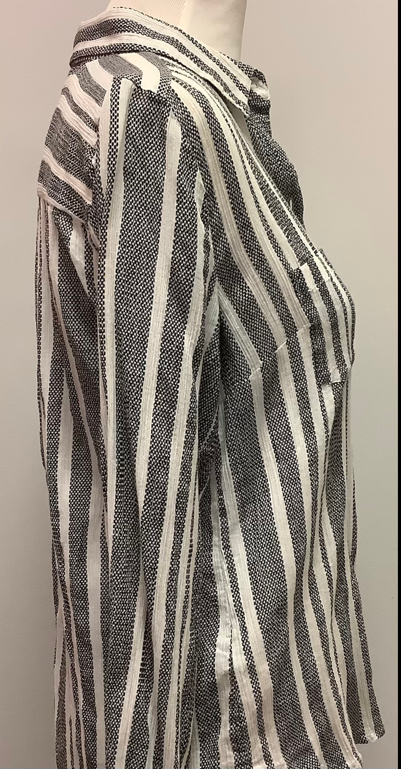 Loft Striped Blouse (S) image 4