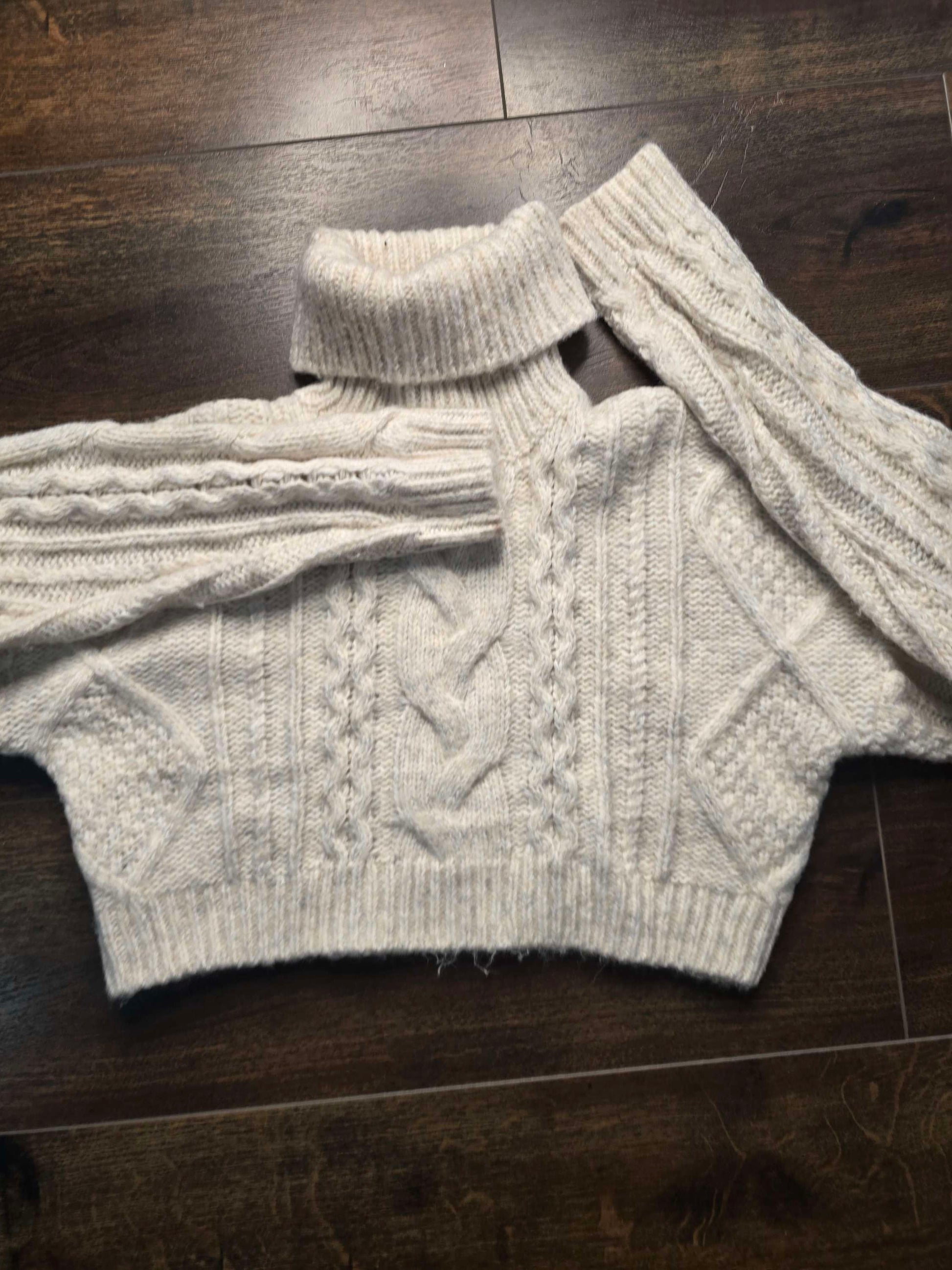 Sincerely Jules crop top sweater blouse size S image 0