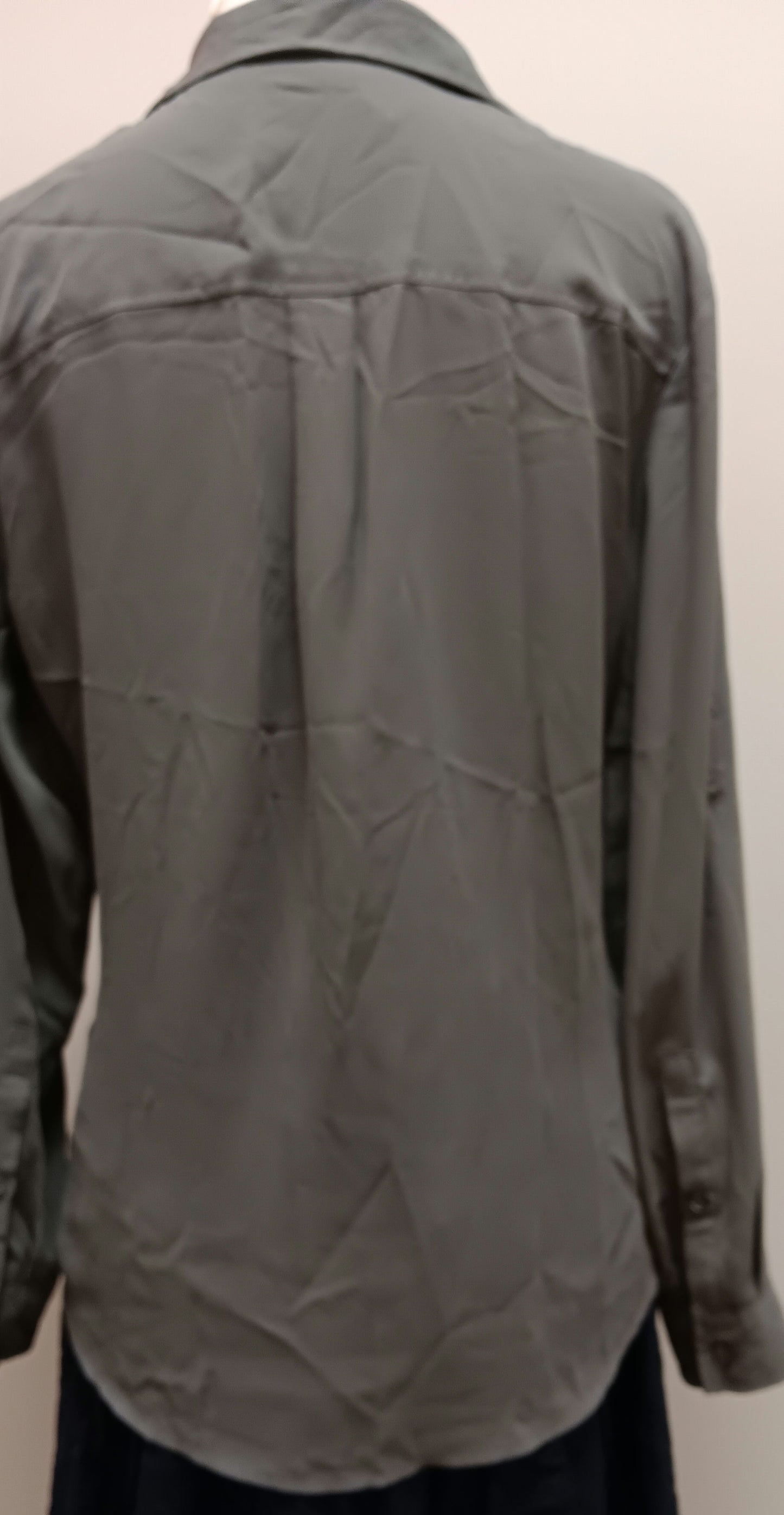 Style and company long sleeve gray blouse size large image 3