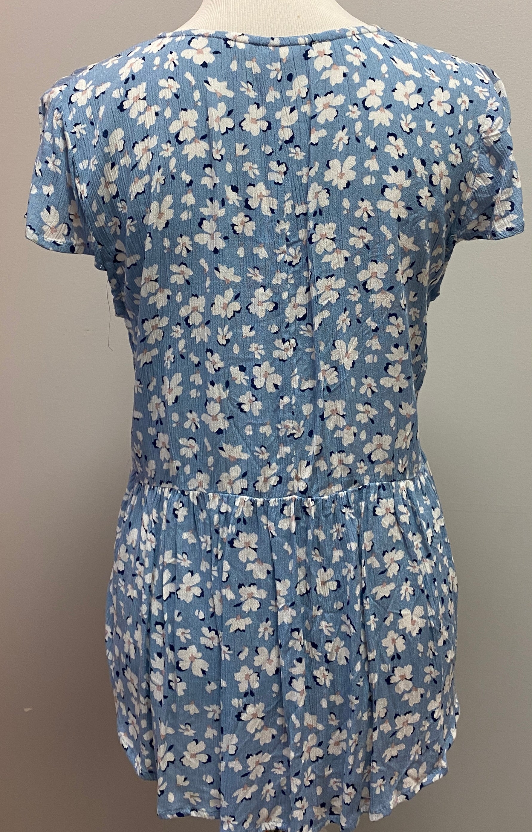 Sim & Sam Blue Floral Print Blouse (L) image 5