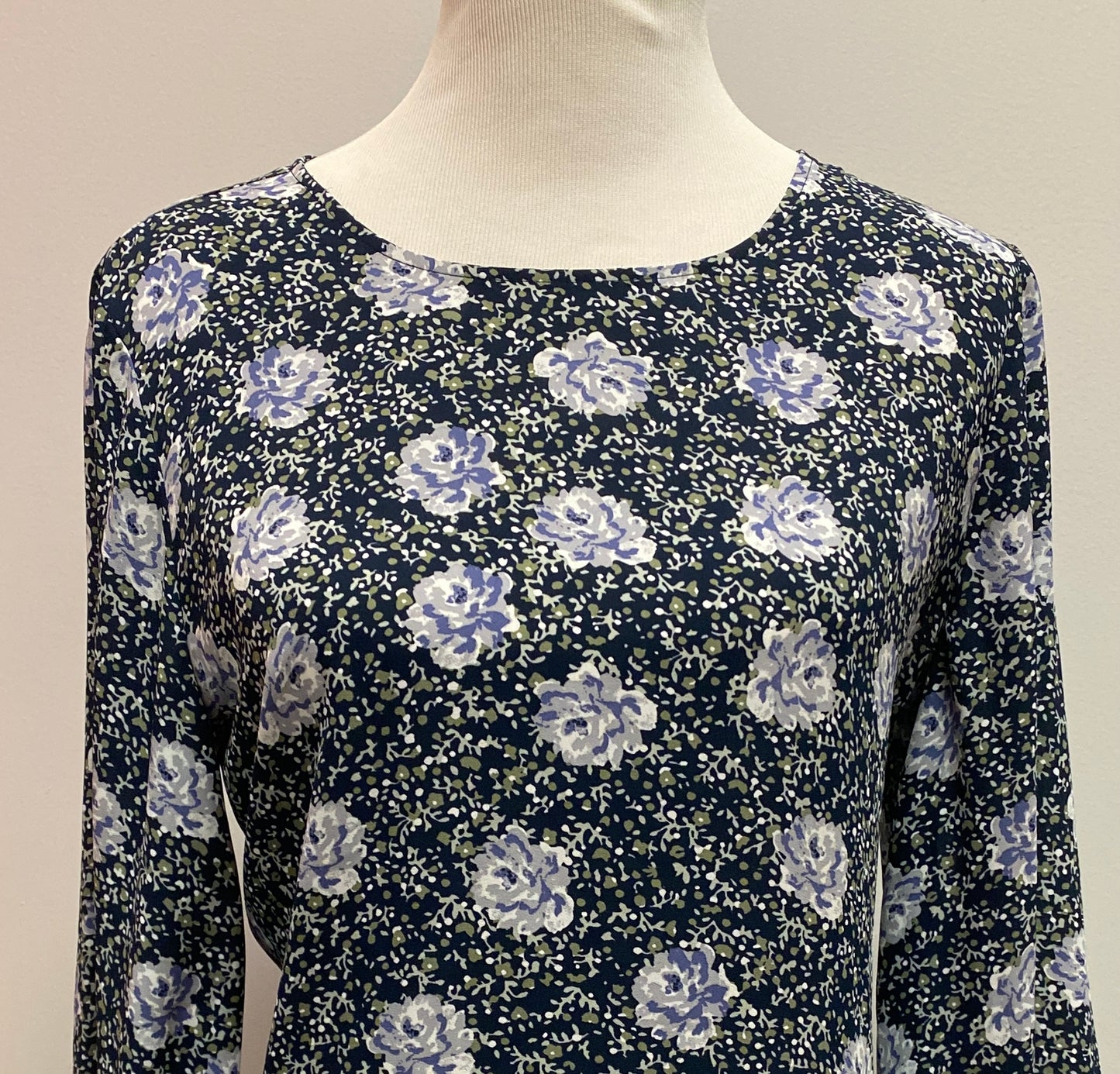 Loft Floral Print Blouse (M) image 3