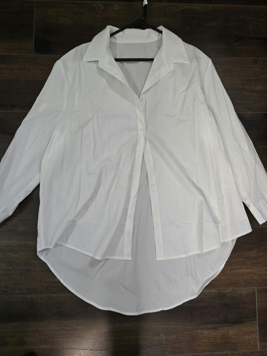 Oversized white shirt 2xl image 0