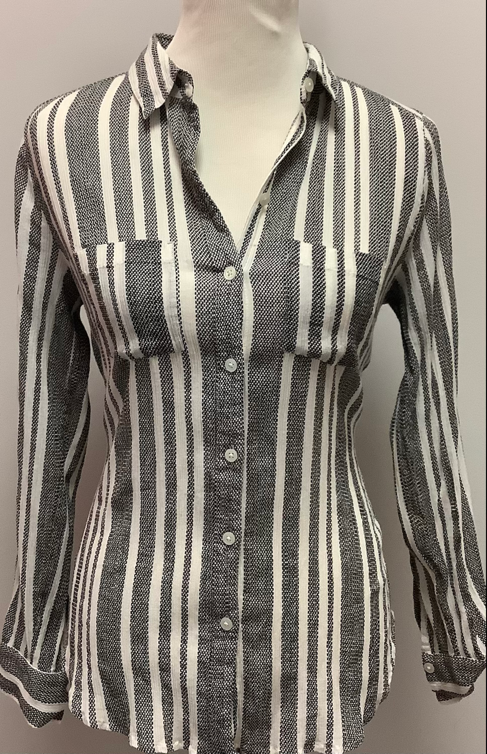 Loft Striped Blouse (S) image 0