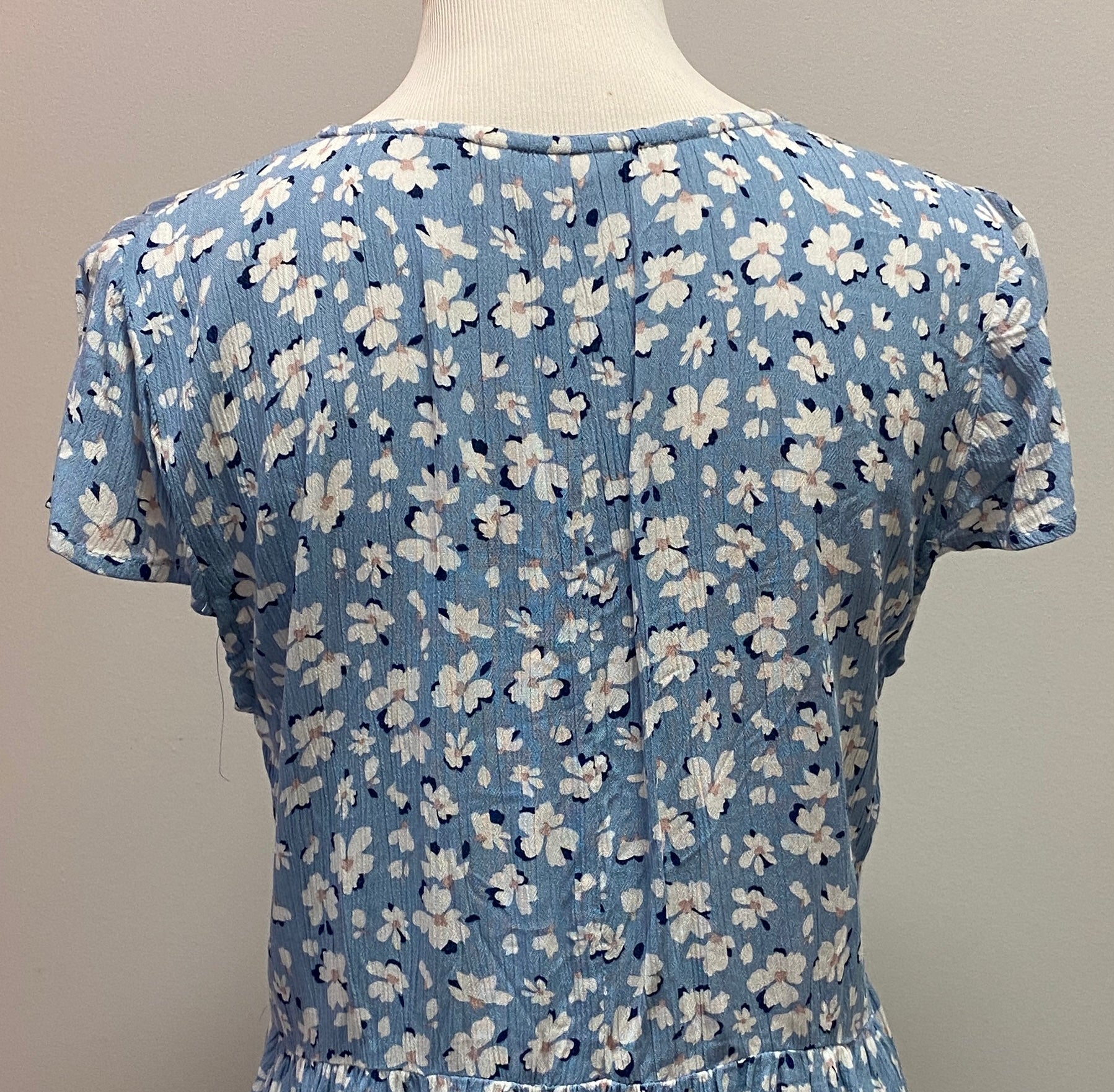 Sim & Sam Blue Floral Print Blouse (L) image 6