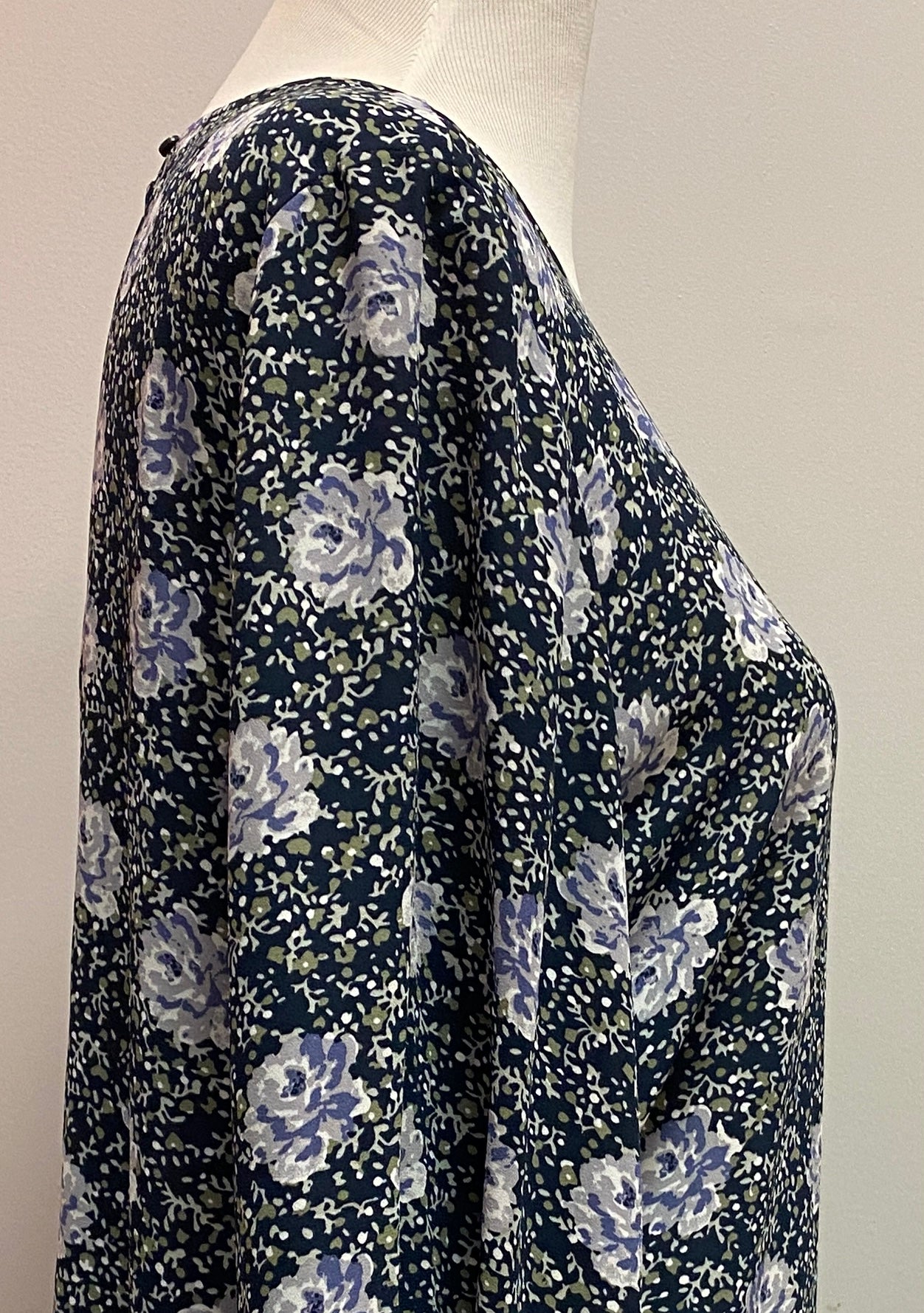 Loft Floral Print Blouse (M) image 5