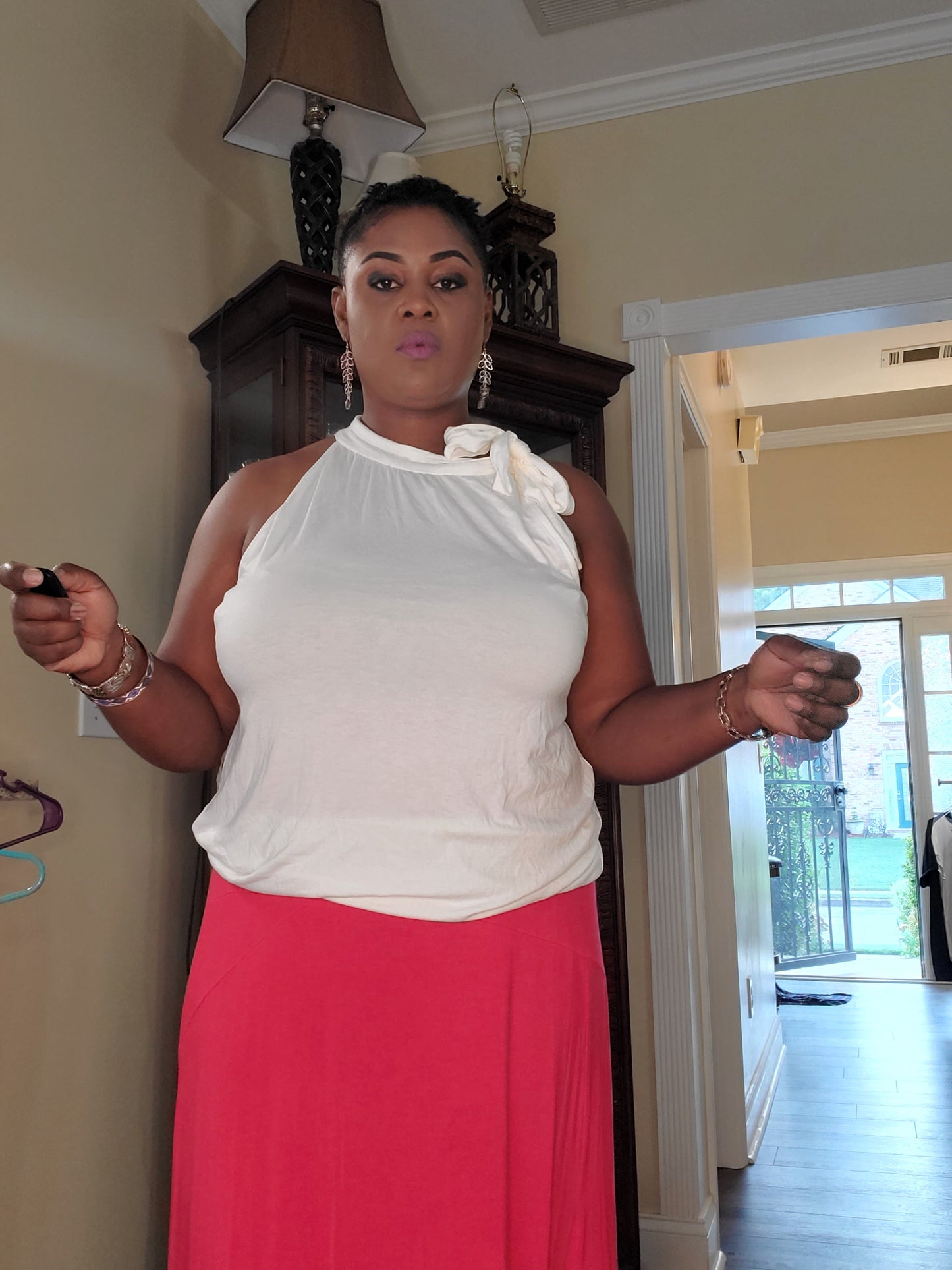 Simple white blouse size XL image 0