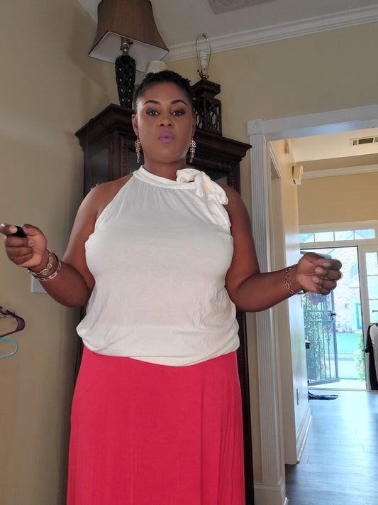 Simple white blouse size XL image 0