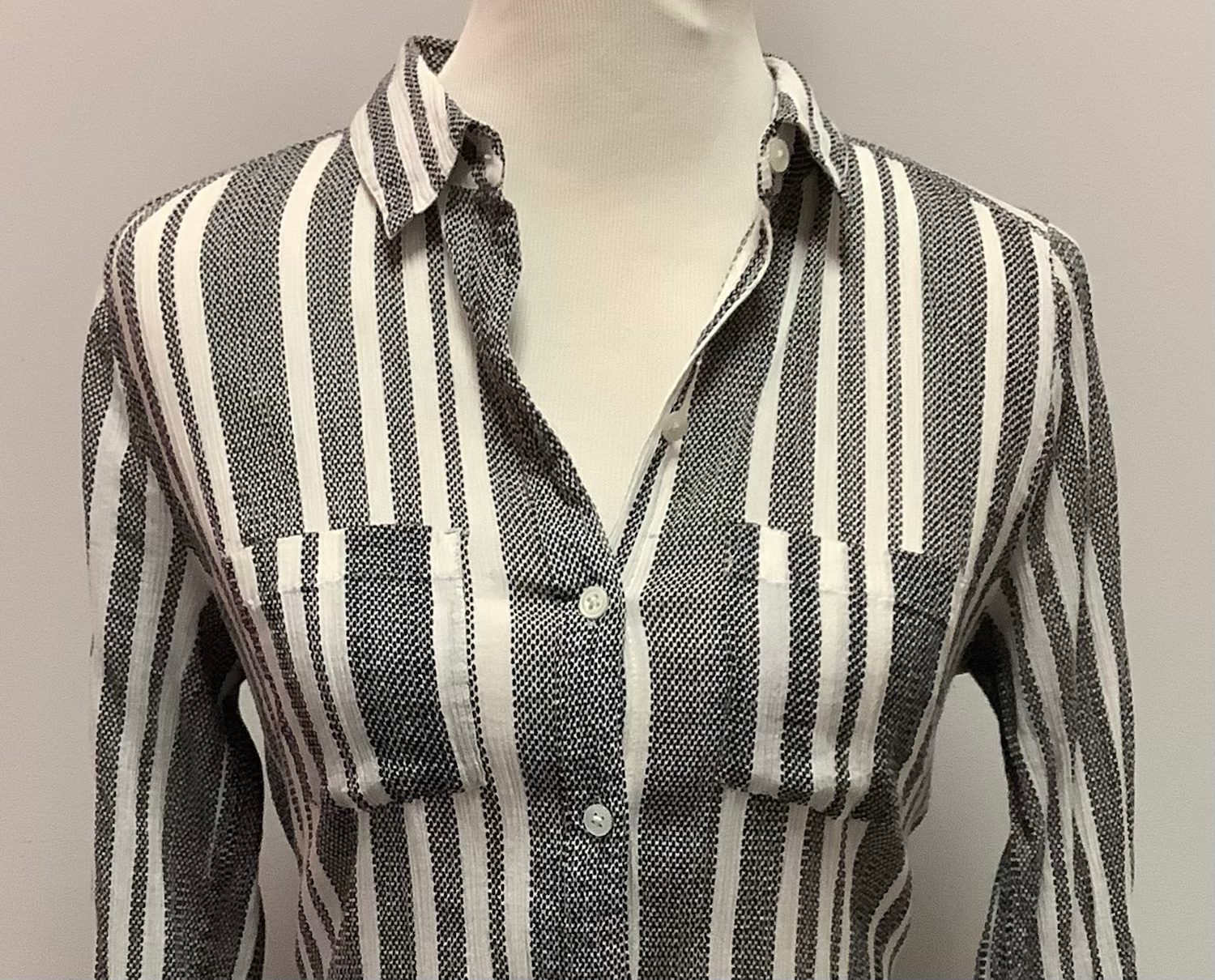 Loft Striped Blouse (S) image 2